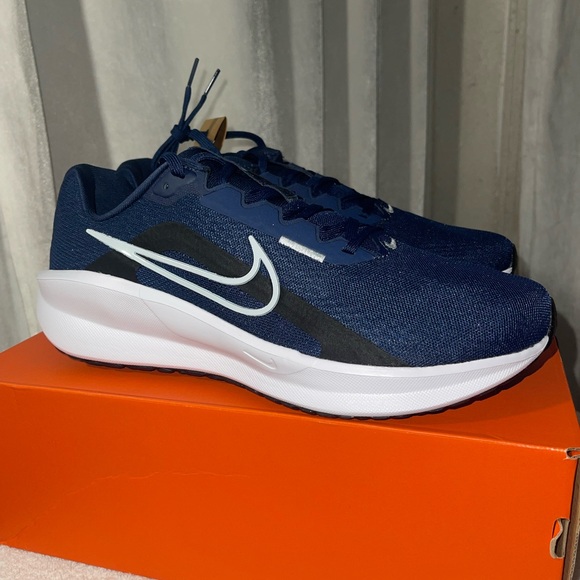 Nike Downshifter 13 Running Shoes Midnight Navy/Pure Platinum Mesh US 11M/12.5W main image 6